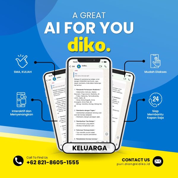 Paket Keluarga Grup WA Diko (Maksimal 5 Peserta)